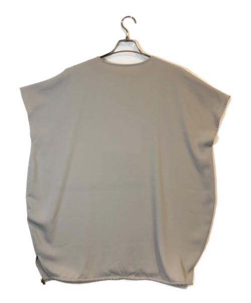 OWAUNO（オアーノ）OWAUNO (オアーノ) 半袖バルーンブラウス ベージュ サイズ:Mの古着・服飾アイテム