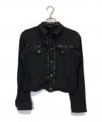 COMME des GARCONS COMME des GARCONSコムデギャルソン コムデギャルソン）の古着「スパンコールジャケット」｜ブラック