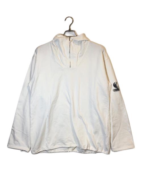 C.P COMPANY（シーピーカンパニー）C.P COMPANY (シーピーカンパニー) 90’sハーフジップパーカー ホワイト サイズ:Lの古着・服飾アイテム