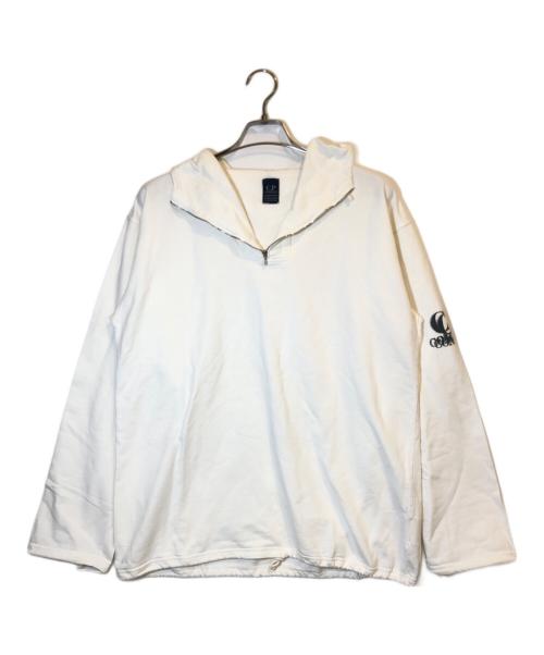 C.P COMPANY（シーピーカンパニー）C.P COMPANY (シーピーカンパニー) 90’sハーフジップパーカー ホワイト サイズ:Lの古着・服飾アイテム