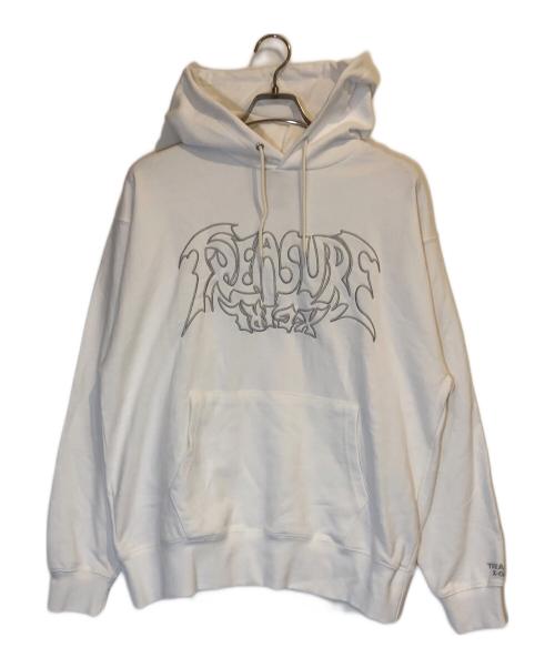 X-GIRL（エックスガール）X-GIRL (エックスガール) プルオーバーパーカー ホワイト サイズ:Mの古着・服飾アイテム