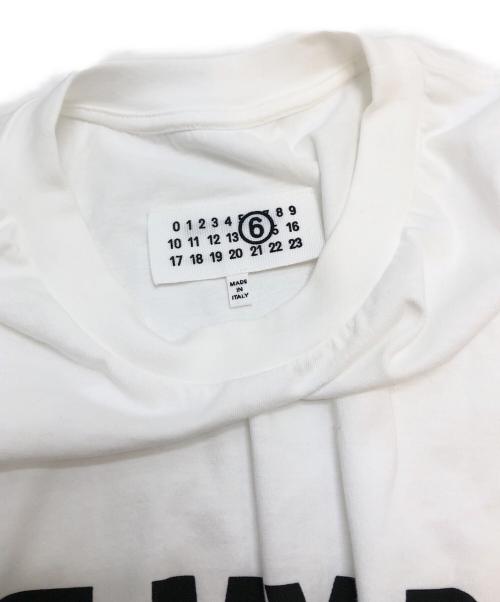 MM6 Maison Margiela（エムエムシックスメゾンマルジェラ）MM6 Maison Margiela (エムエムシックスメゾンマルジェラ) LOST MY PET BIG TEE ホワイト サイズ:Sの古着・服飾アイテム