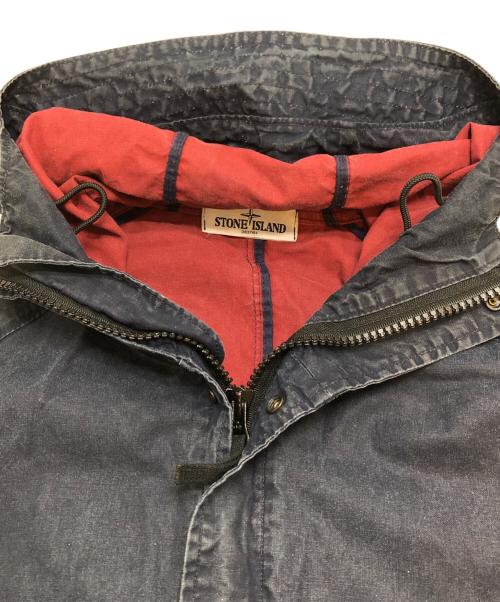 STONE ISLAND（ストーンアイランド）STONE ISLAND (ストーンアイランド) Tela Stella Hooded Jacket ネイビー サイズ:Lの古着・服飾アイテム