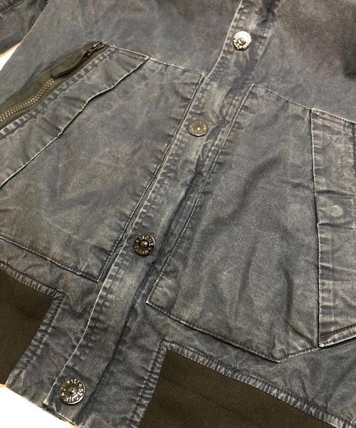 STONE ISLAND（ストーンアイランド）STONE ISLAND (ストーンアイランド) Tela Stella Hooded Jacket ネイビー サイズ:Lの古着・服飾アイテム