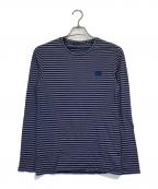 Acne studiosアクネ ストゥディオス）の古着「ボーダーカットソー」｜グレー