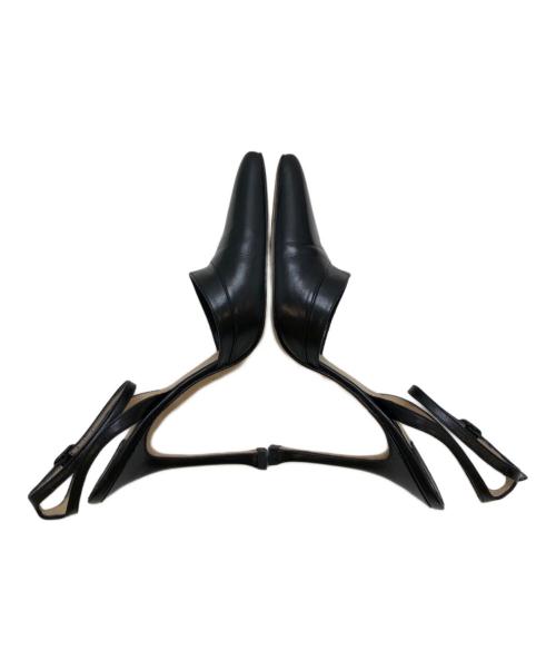 Manolo Blahnik（マノロブラニク）Manolo Blahnik (マノロブラニク) ポインテッドトゥハイヒールパンプス ブラック サイズ:23CMの古着・服飾アイテム