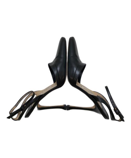 Manolo Blahnik（マノロブラニク）Manolo Blahnik (マノロブラニク) ポインテッドトゥハイヒールパンプス ブラック サイズ:23CMの古着・服飾アイテム