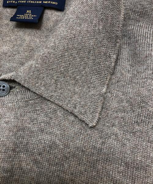 BROOKS BROTHERS（ブルックスブラザーズ）BROOKS BROTHERS (ブルックスブラザーズ) ニットポロシャツ ベージュ サイズ:XLの古着・服飾アイテム