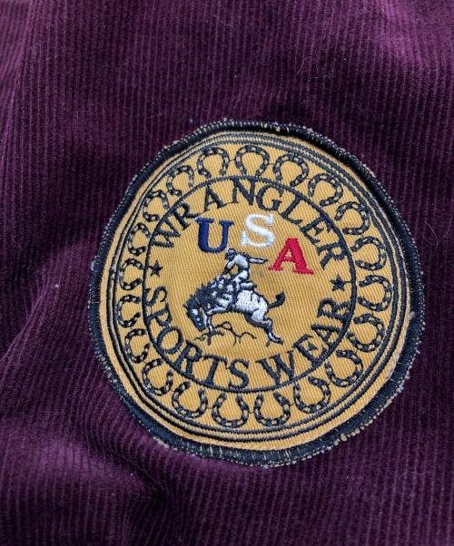 Wrangler（ラングラー）Wrangler (ラングラー) MONKEY TIME (モンキータイム) コーデュロイジャケット ワインレッド サイズ:Mの古着・服飾アイテム