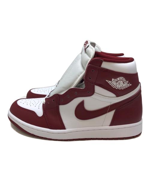 NIKE（ナイキ）NIKE (ナイキ) Air Jordan 1 Retro High OG（エアジョーダン1レトロハイ） ホワイト×レッド サイズ:UK8.5/EUR43/BR41/CN275(2.5) 未使用品の古着・服飾アイテム