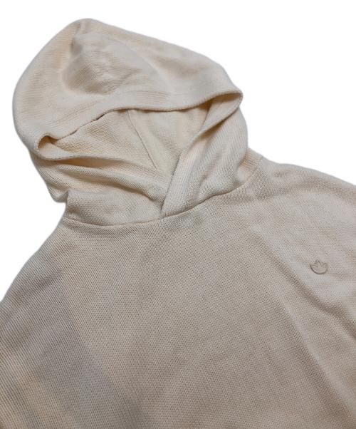 adidas（アディダス）adidas (アディダス) ニットパーカー アイボリー サイズ:XSの古着・服飾アイテム