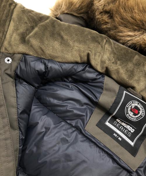 THE NORTH FACE（ザ ノース フェイス）THE NORTH FACE (ザ ノース フェイス) McMURDO SERIES ダウンジャケット カーキ サイズ:XSの古着・服飾アイテム