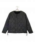 TAIONタイオン）の古着「ミリタリー リバーシブル クルーネック ダウンジャケット」｜ブラック