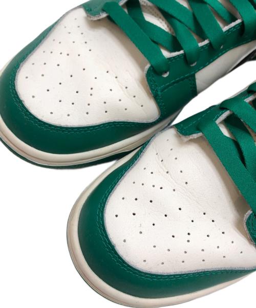 NIKE（ナイキ）NIKE (ナイキ) DUNK LOW RETRO SE PALE IVORY/BLACK-MALACHITE-PALE IVOR グリーン サイズ:UK8.5/EUR43/BR41/CN275(2.5)の古着・服飾アイテム
