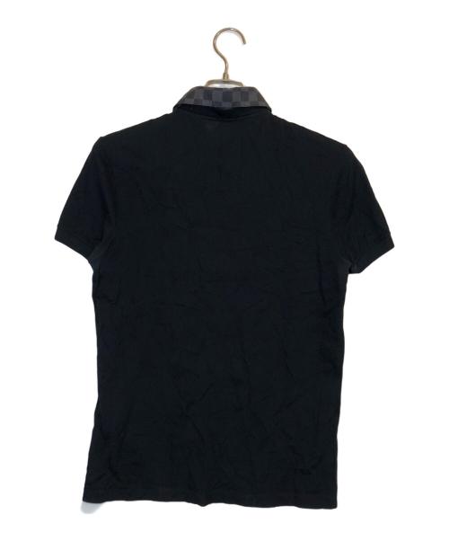 LOUIS VUITTON（ルイ ヴィトン）LOUIS VUITTON (ルイ ヴィトン) ダミエ柄ポロシャツ ブラック サイズ:XSの古着・服飾アイテム