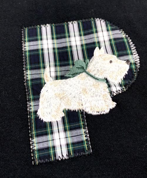 PINK HOUSE（ピンクハウス）PINK HOUSE (ピンクハウス) Pロゴワッペンワンピース ブラック サイズ:表記なしの古着・服飾アイテム