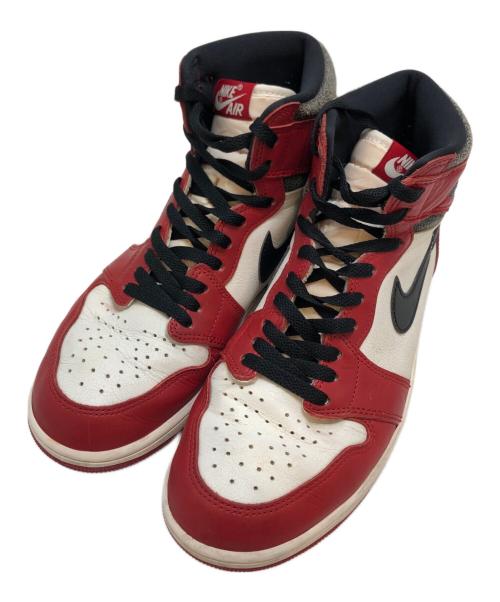 NIKE（ナイキ）NIKE (ナイキ) Air Jordan 1 High OG Lost & Found/Chicago レッド サイズ:UK8.5/EUR43/BR41/CN275(2.5)の古着・服飾アイテム