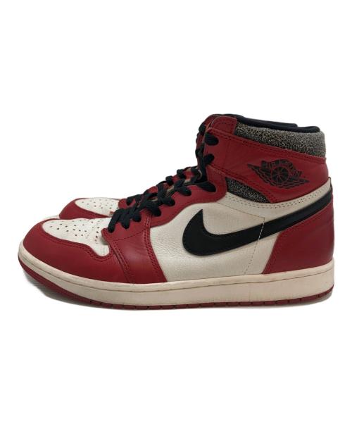 NIKE（ナイキ）NIKE (ナイキ) Air Jordan 1 High OG Lost & Found/Chicago レッド サイズ:UK8.5/EUR43/BR41/CN275(2.5)の古着・服飾アイテム