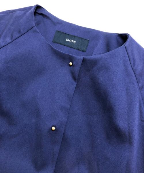 SHIPS（シップス）SHIPS (シップス) チノハーフコート ネイビー サイズ:36の古着・服飾アイテム