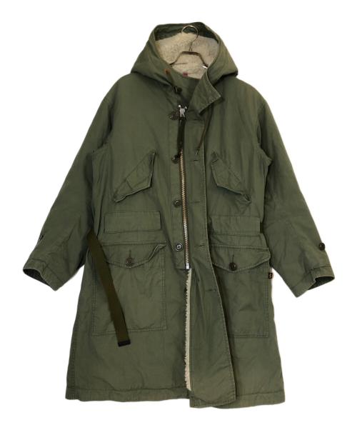 ALPHA（アルファ）ALPHA (アルファ) モッズコート カーキ サイズ:Ｓの古着・服飾アイテム