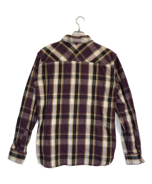 NEIGHBORHOOD（ネイバーフッド）NEIGHBORHOOD (ネイバーフッド) LUMBERS C-SHIRT LS パープル サイズ:Lの古着・服飾アイテム