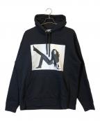 Calvin Klein Jeansカルバンクラインジーンズ）の古着「プリントパーカー」｜ブラック