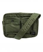 PORTERポーター）の古着「ショルダーバッグ」｜グリーン