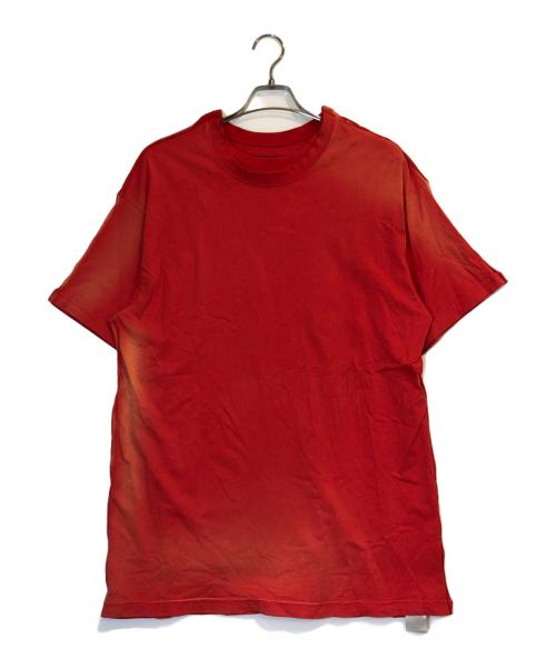 MARTINE ROSE（マーティン・ローズ）MARTINE ROSE (マーティン・ローズ) ヴィンテージ加工Tシャツ レッド サイズ:Mの古着・服飾アイテム