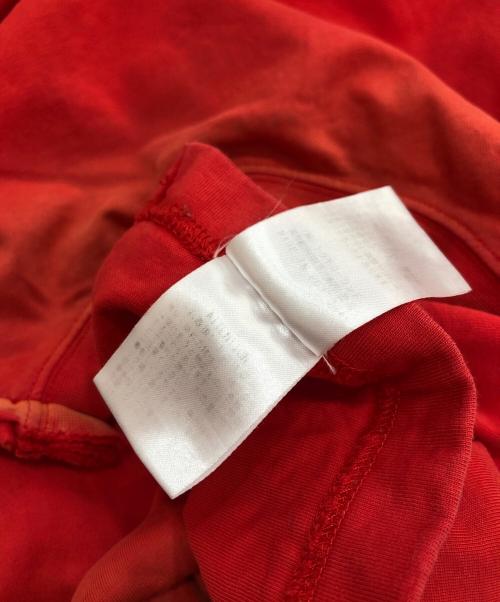 MARTINE ROSE（マーティン・ローズ）MARTINE ROSE (マーティン・ローズ) ヴィンテージ加工Tシャツ レッド サイズ:Mの古着・服飾アイテム