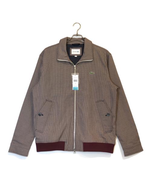 LACOSTE（ラコステ）LACOSTE (ラコステ) スタンドカラージップジャケット ブラウン サイズ:US M/L　FR52 未使用品の古着・服飾アイテム
