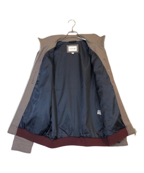LACOSTE（ラコステ）LACOSTE (ラコステ) スタンドカラージップジャケット ブラウン サイズ:US M/L　FR52 未使用品の古着・服飾アイテム