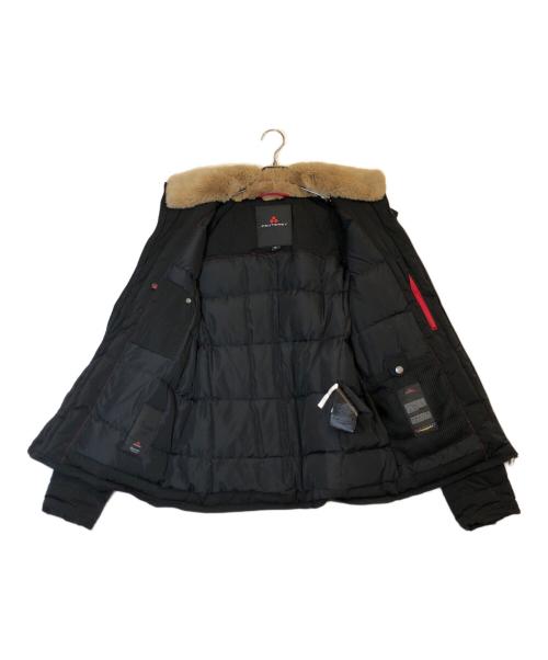 PEUTEREY（ピューテリー）PEUTEREY (ピューテリー) ラビットファーダウンジャケット ブラック サイズ:Mの古着・服飾アイテム