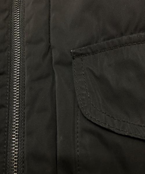 PEUTEREY（ピューテリー）PEUTEREY (ピューテリー) ラビットファーダウンジャケット ブラック サイズ:Mの古着・服飾アイテム