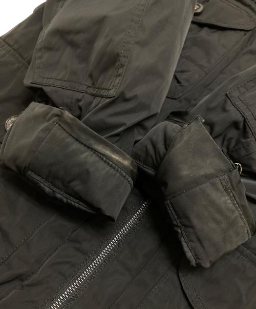 PEUTEREY（ピューテリー）PEUTEREY (ピューテリー) ラビットファーダウンジャケット ブラック サイズ:Mの古着・服飾アイテム
