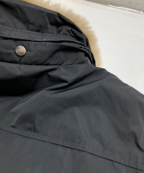 PEUTEREY（ピューテリー）PEUTEREY (ピューテリー) ラビットファーダウンジャケット ブラック サイズ:Mの古着・服飾アイテム