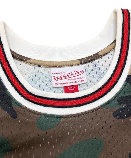 MITCHELL & NESS（ミッチェルアンドネス）MITCHELL & NESS (ミッチェルアンドネス) ゲームシャツ カーキ サイズ:Mの古着・服飾アイテム