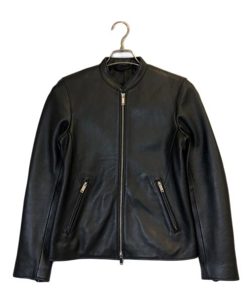 STUDIOUS（ステュディオス）STUDIOUS (ステュディオス) シングルライダースジャケット ブラック サイズ:Sの古着・服飾アイテム