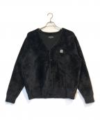 THE BLACK EYE PATCHブラックアイパッチ）の古着「シャギーニットカーディガン」｜ブラック