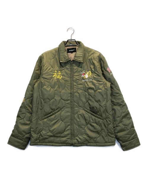 AVIREX（アヴィレックス）AVIREX (アヴィレックス) RIP STOP VIETNAM JACKET カーキ サイズ:Lの古着・服飾アイテム