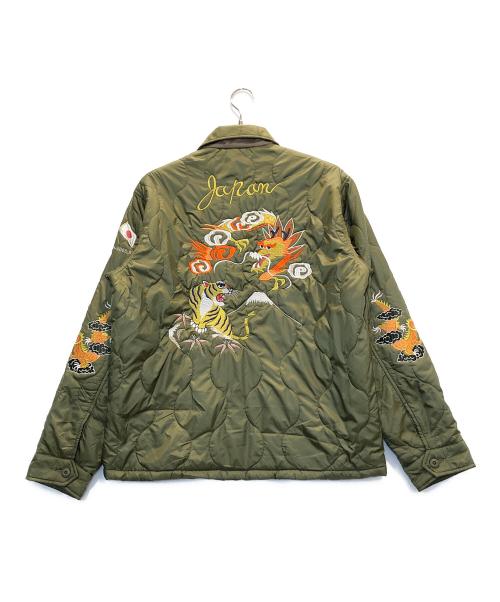 AVIREX（アヴィレックス）AVIREX (アヴィレックス) RIP STOP VIETNAM JACKET カーキ サイズ:Lの古着・服飾アイテム