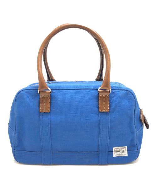 PORTER（ポーター）PORTER (ポーター) FABRICK MEDICOM TOY ボストンバッグ ブルー サイズ:表記なしの古着・服飾アイテム