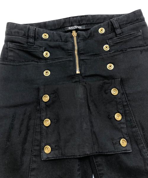 BALMAIN（バルマン）BALMAIN (バルマン) バイカージーンズ インディゴ サイズ:XSの古着・服飾アイテム