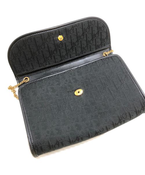 Christian Dior（クリスチャン ディオール）Christian Dior (クリスチャン ディオール) トロッターチェーンショルダーバッグ ブラック サイズ:表記なしの古着・服飾アイテム