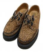 GEORGE COXジョージコックス）の古着「ハラコラバーソールシューズ」｜ブラウン