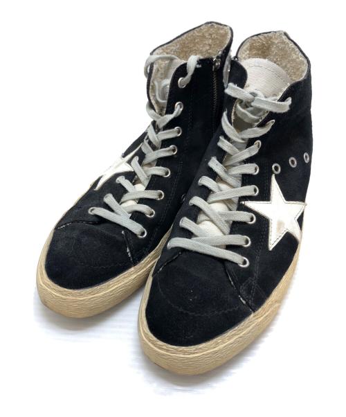 GOLDEN GOOSE（ゴールデングース）GOLDEN GOOSE (ゴールデングース) ダメージ加工スニーカー ブラック サイズ:42の古着・服飾アイテム