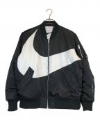 NIKEナイキ）の古着「NSW SYNFL Swoosh Bomber Jacket/ボンバージャケット」｜ブラック