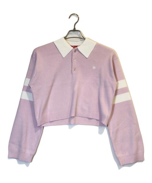 Rirandture（リランドチュール）Rirandture (リランドチュール) POLO BCS (ポロ・ビーシーエス) ニットポロシャツ ピンク サイズ:2 未使用品の古着・服飾アイテム