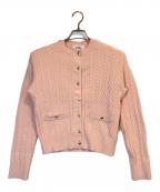 ARPEGE STORYアルページュストーリー）の古着「ケーブルアンサンブル」｜ピンク