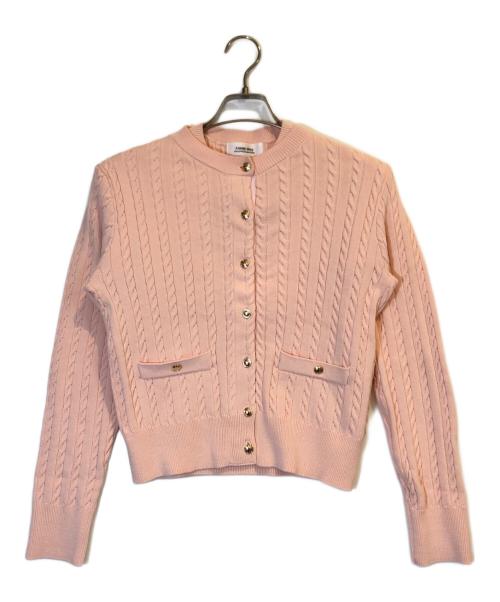 ARPEGE STORY（アルページュストーリー）ARPEGE STORY (アルページュストーリー) ケーブルアンサンブル ピンク サイズ:2 未使用品の古着・服飾アイテム