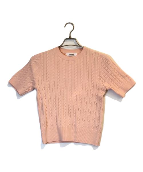 ARPEGE STORY（アルページュストーリー）ARPEGE STORY (アルページュストーリー) ケーブルアンサンブル ピンク サイズ:2 未使用品の古着・服飾アイテム